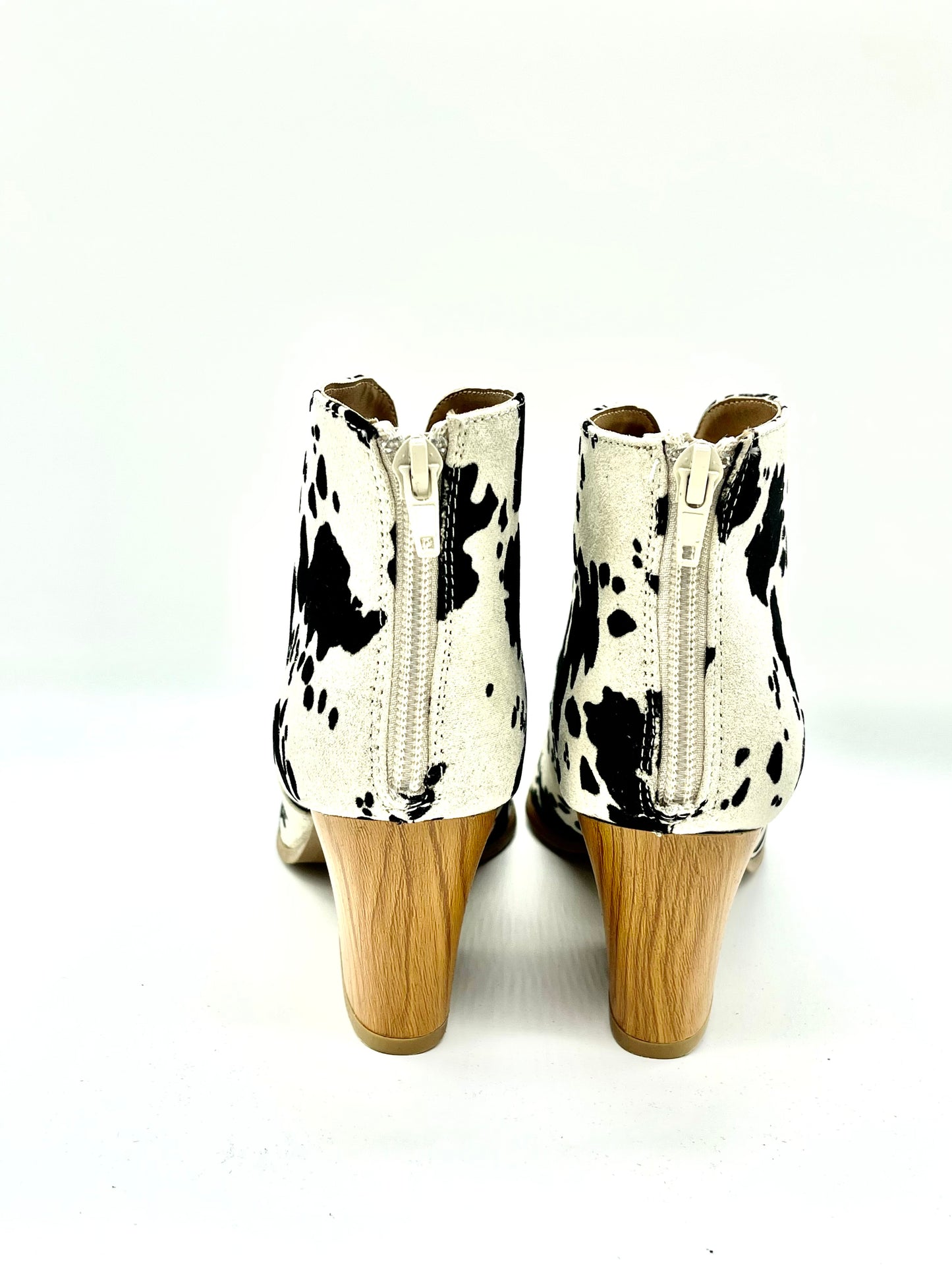 Cow Printed Bootie