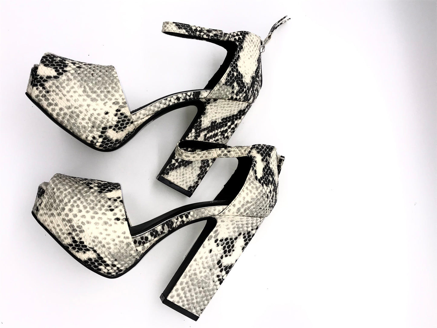 Snake Print Heel