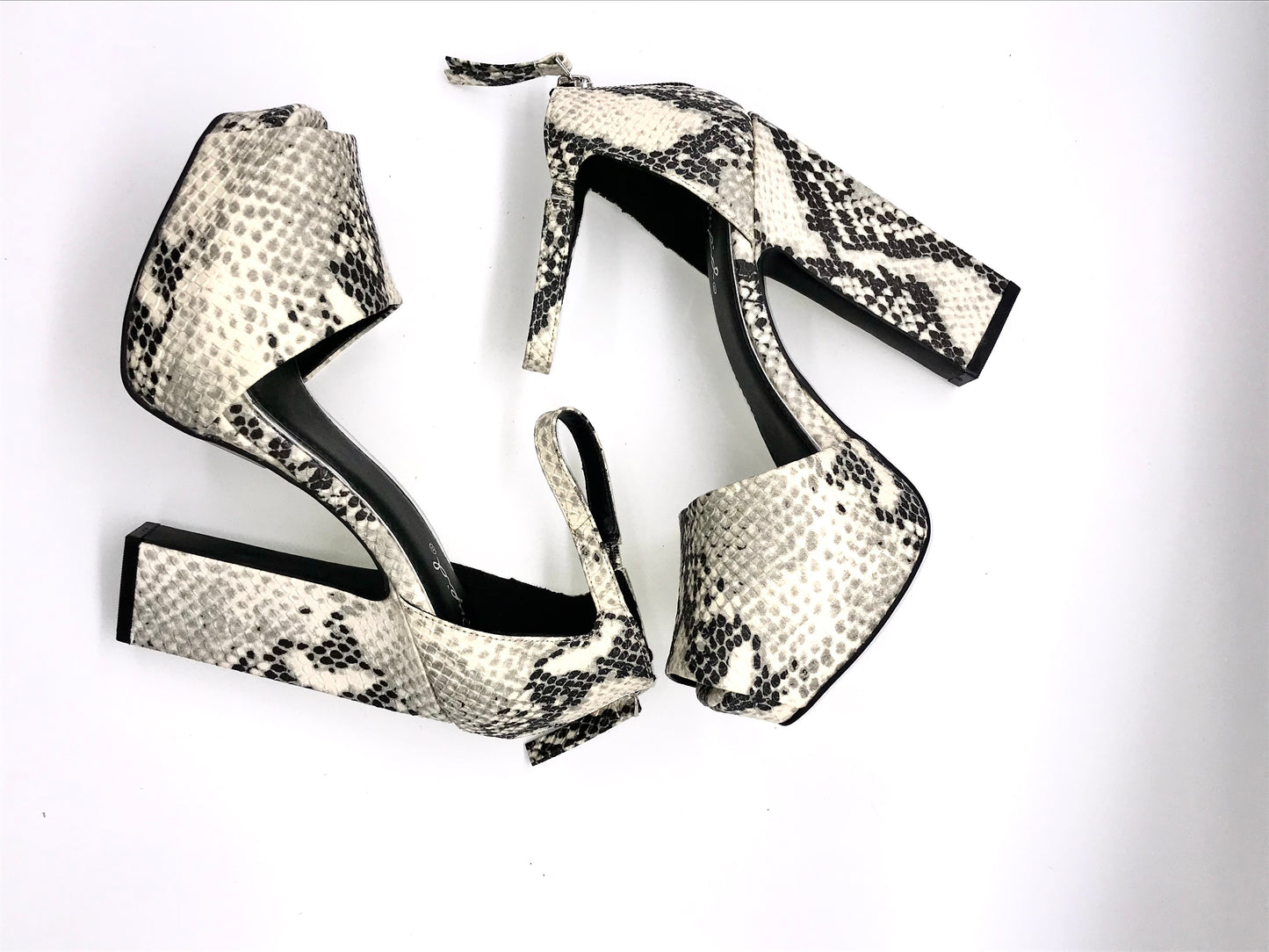 Snake Print Heel