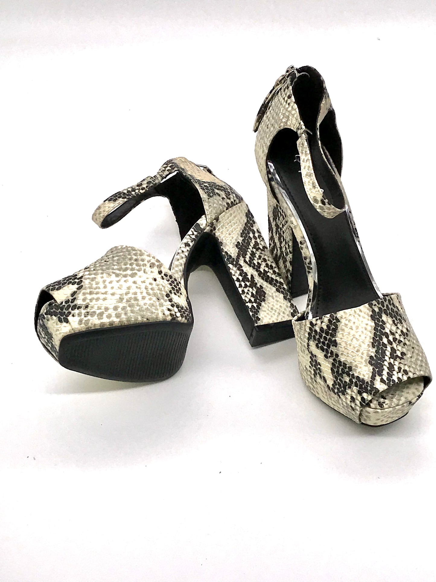 Snake Print Heel