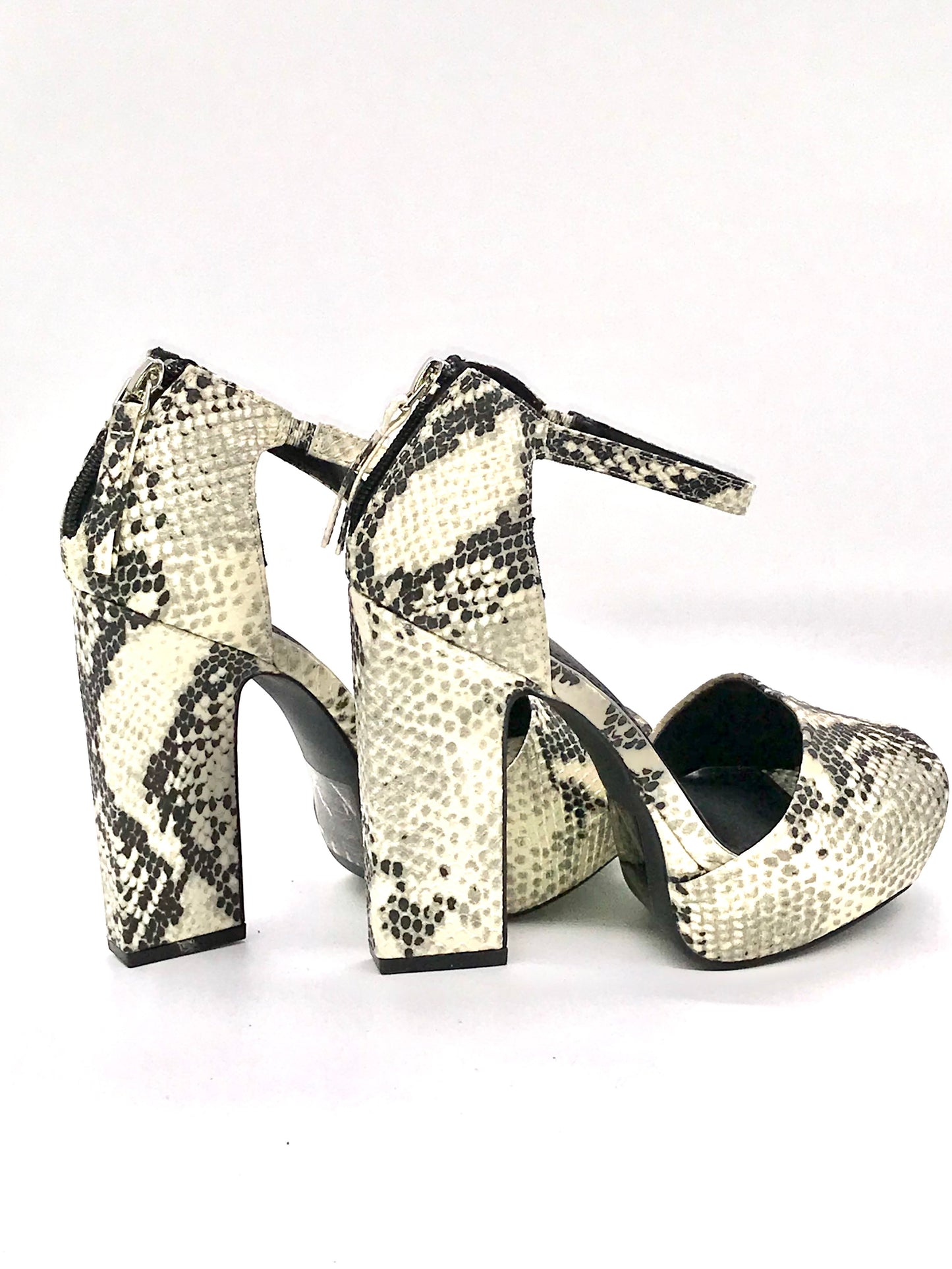 Snake Print Heel